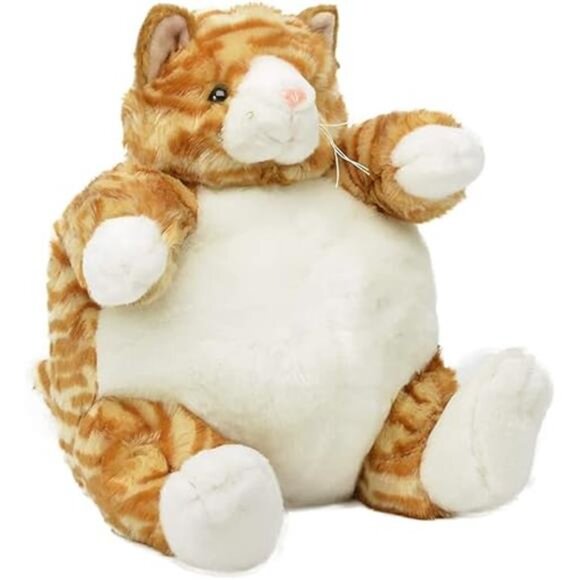 Unipak 9" Plumpee Orange Tabby Cat - Picture 2 of 2